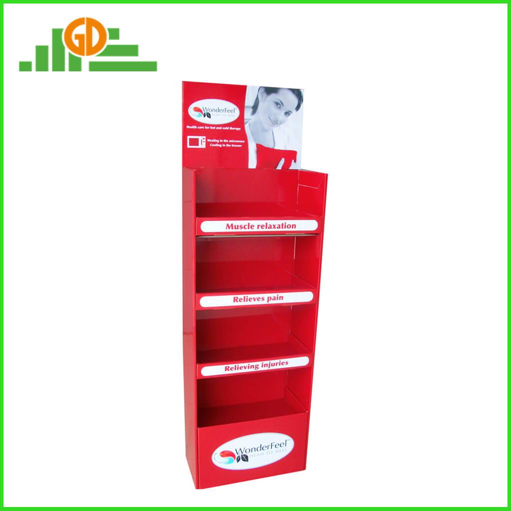 drug store POS Corrugated Paper Tray Display Shelf