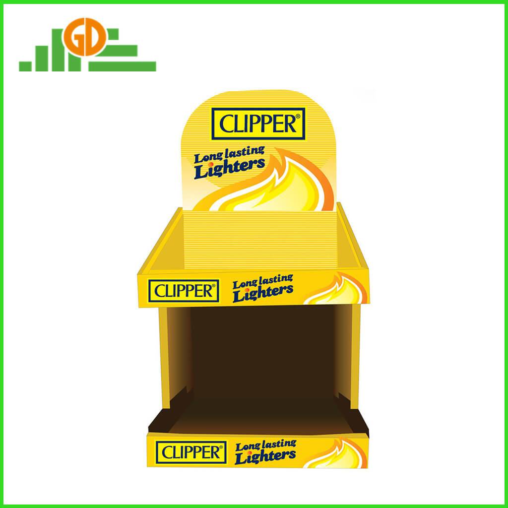 Lighters cardboard counter display box small PDQ