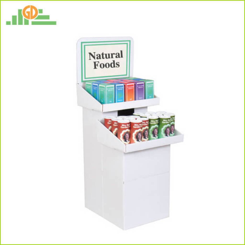 Pop Corrugated Dump Bin Cardboard Display Holder For Chocolate Retail