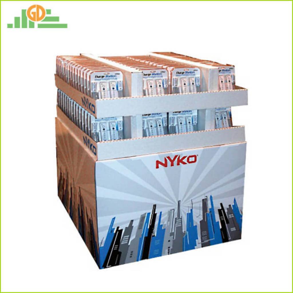 Customized Leather Cleaning Paper POS Stand Cardboard Pallet Display