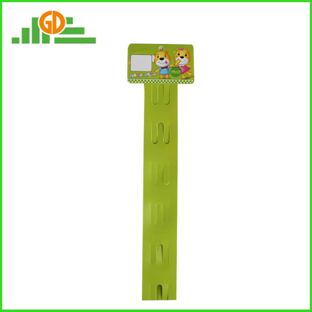 Plastic PP Printed Hanging Clip Strip For Retail