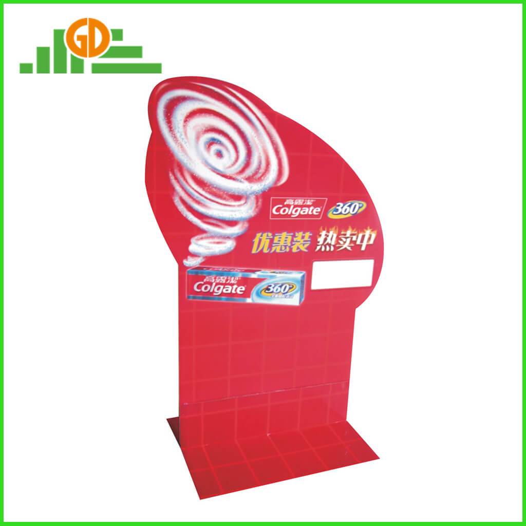 Advertising Cardboard POP Counter Display Stand Table Banner Display for Supermarket