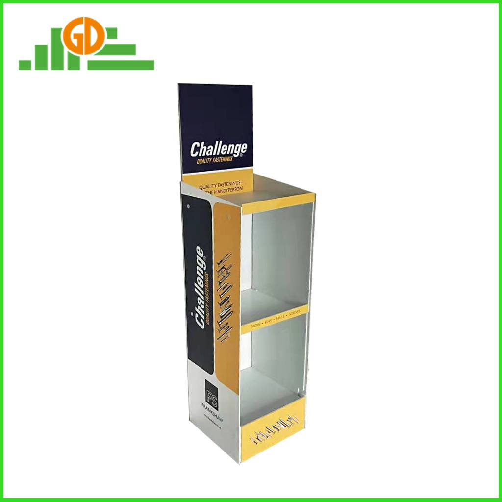 POS corrugated cardboard floor display