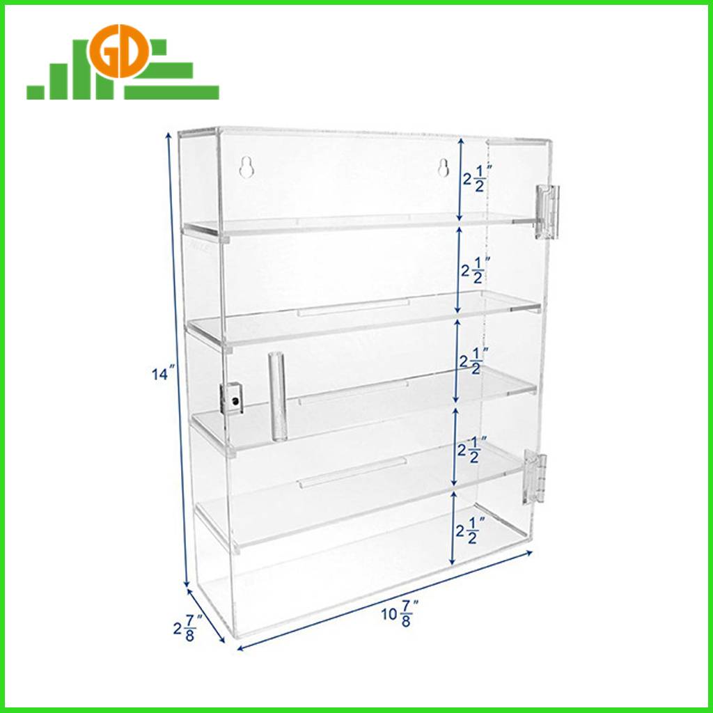 Acrylic display shelf display rack customized acrylic display for Dolls