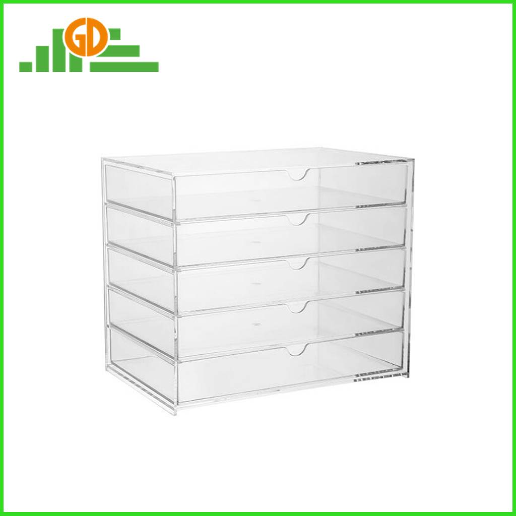 Customized  plexiglass Acrylic display shelf desktop display stand storage box for Jewelery