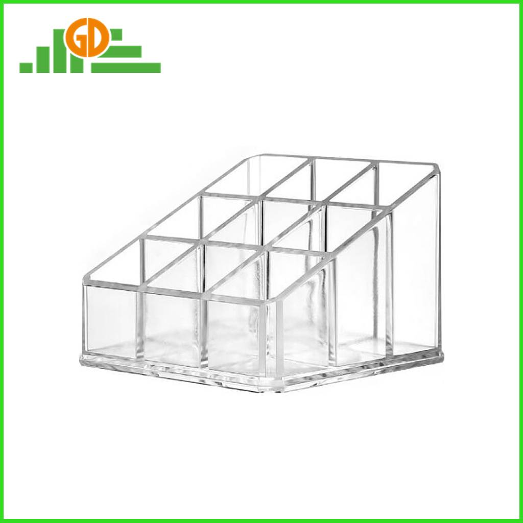 Acrylic display box for lipsticks cosmetic acrylic display box