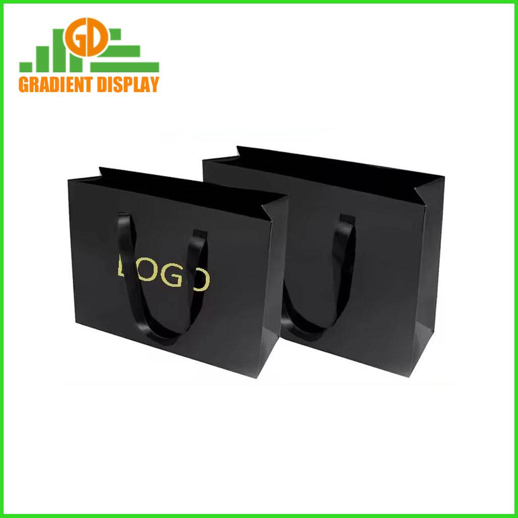 Custom Logo Printed Luxury Gift Paper Bag Jewelry White Cardboard Shopping Paper Bags for Clothing Shoes in Store