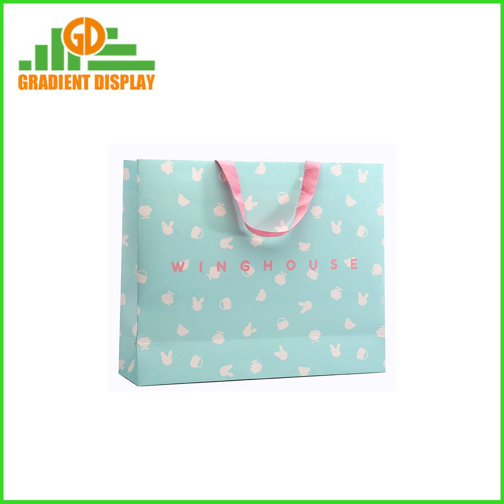 Custom Christmas Paper Bag Christmas Gift Packaging Whiteboard Bag Wholesale Christmas Shopping Bags with Handle