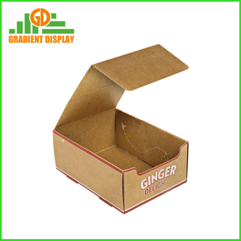 Custom Logo Cardboard Counter Display Boxes for Candy Snack Energy Bar Chocolate Bar Box