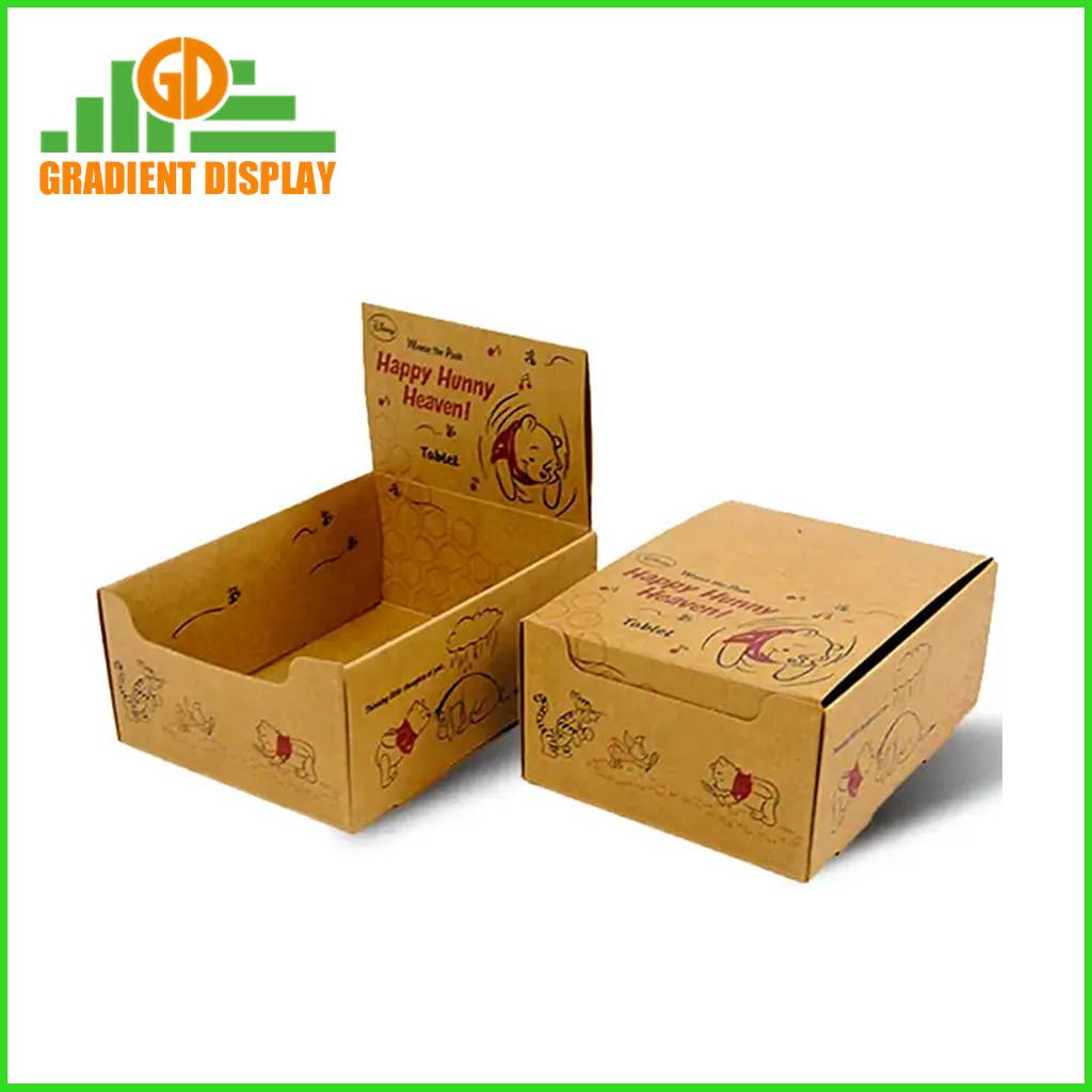 Custom Logo Cardboard Counter Display Boxes for Candy Snack Energy Bar Chocolate Bar Box