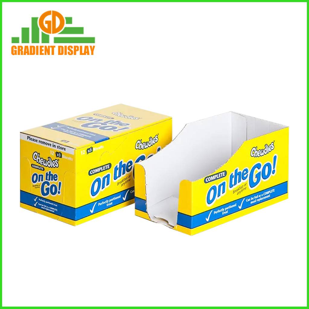 Wholesale Corrugated Cardboard Tear Off Display Box for Shipping Snacks and Candies
