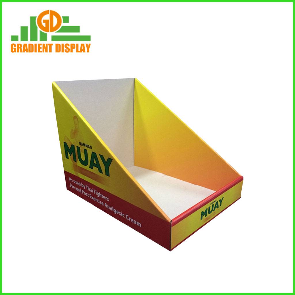 Custom Logo Cardboard Small Template Pop Up Display Boxes Countertop Display Box Paper PDQ for Pharmacy