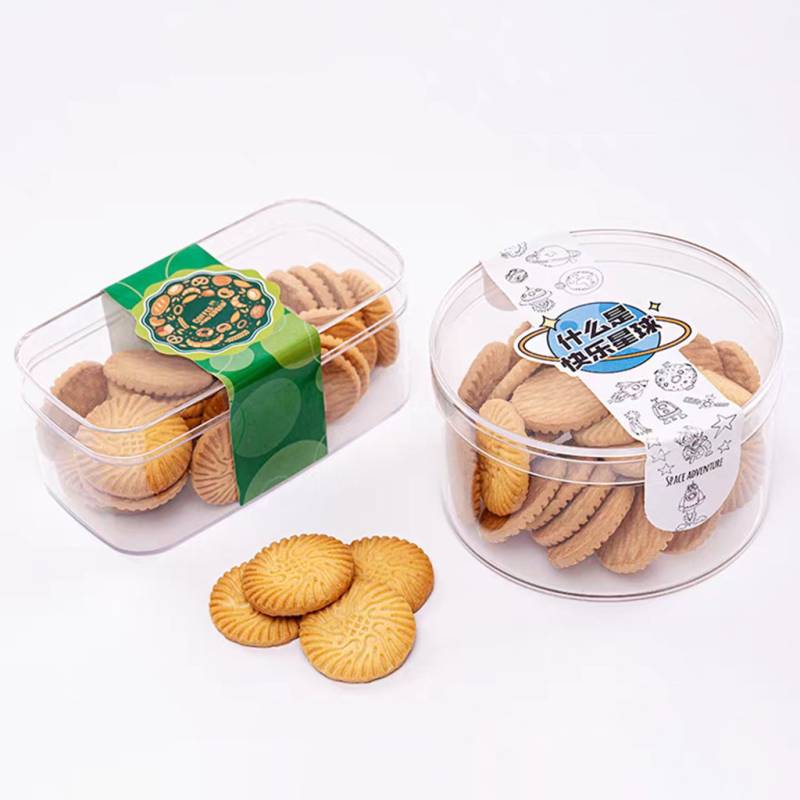 Acrylic Organizer Food Packing Box Round Shape Transparent Plastic Mousse Cake Container Clear Desserts Plastic Box with Lid